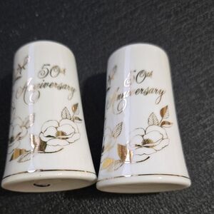 Elegant Floral Salt and Pepper Shakers